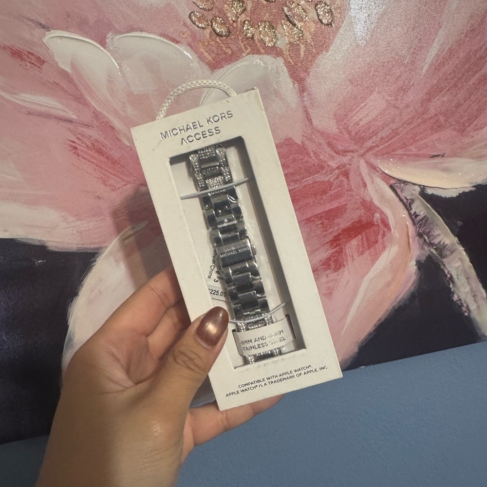 Michael Kors Access Silver Watch Band for Apple Watch
